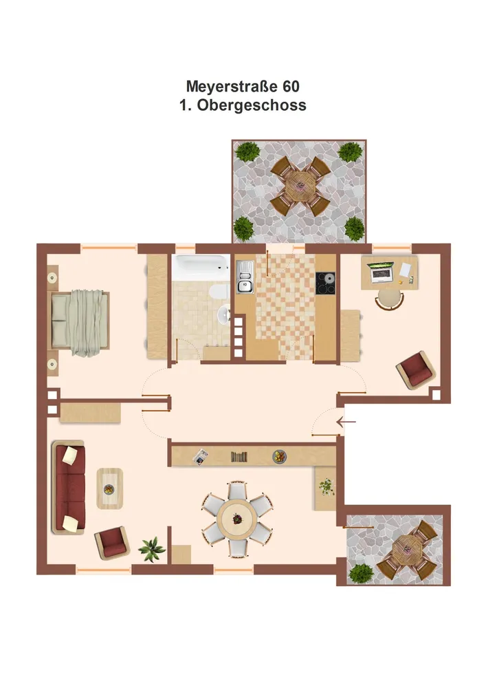 4 Zimmer Wohnung mit 100 m² in Hamburg – Bild 9