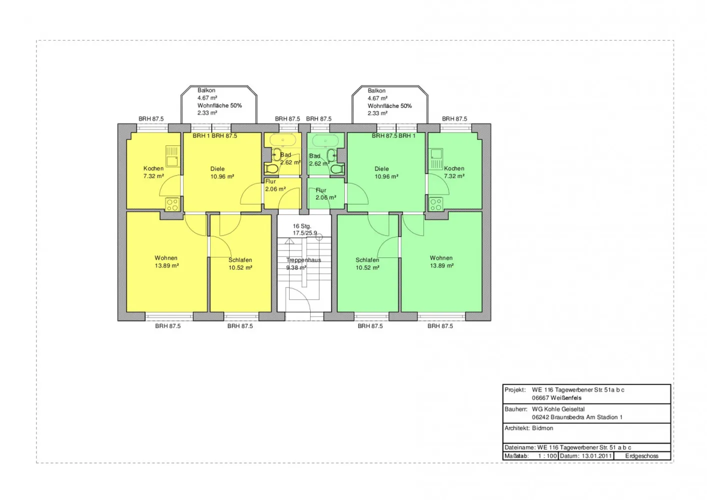 3 Zimmer Wohnung mit 51 m² in Weißenfels – Bild 2
