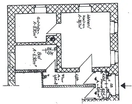 Studio mit 39 m² in Grimma – Bild 3