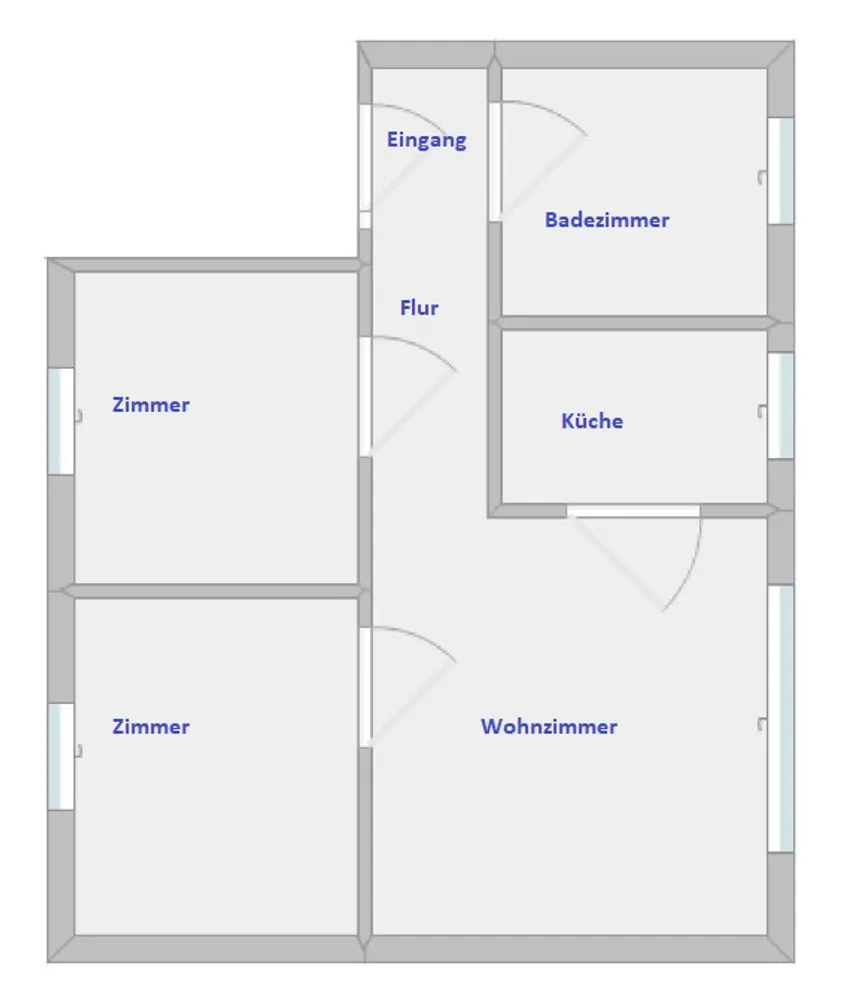 3 Zimmer Wohnung mit 48 m² in Wuppertal – Bild 12