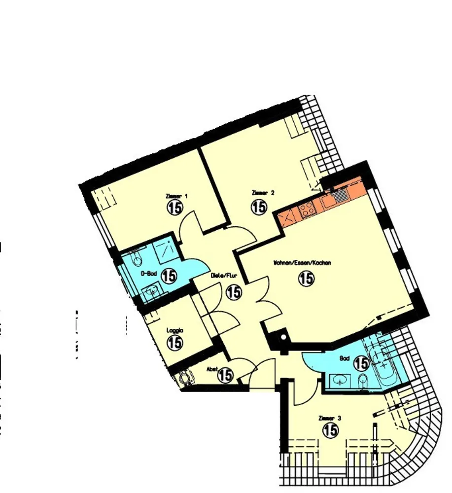 4 Zimmer Wohnung mit 89 m² in Leipzig – Bild 3