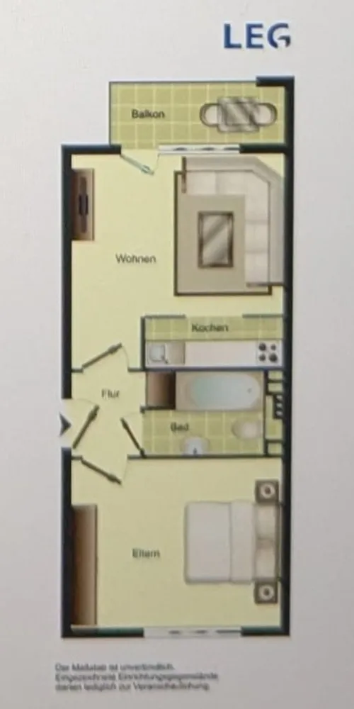 2 Zimmer Wohnung mit 38 m² in Münster – Bild 6