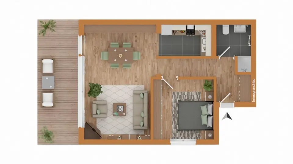 2 Zimmer Wohnung mit 54 m² in Hagen – Bild 5