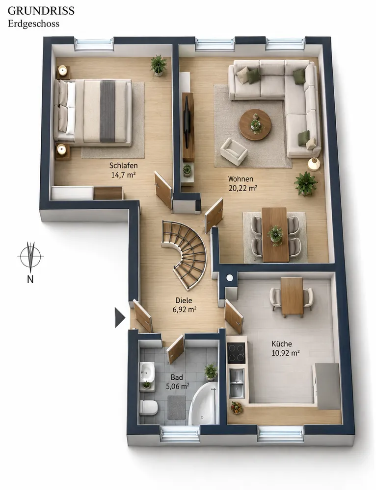 4 Zimmer Wohnung mit 90 m² in Kaufbeuren – Bild 7