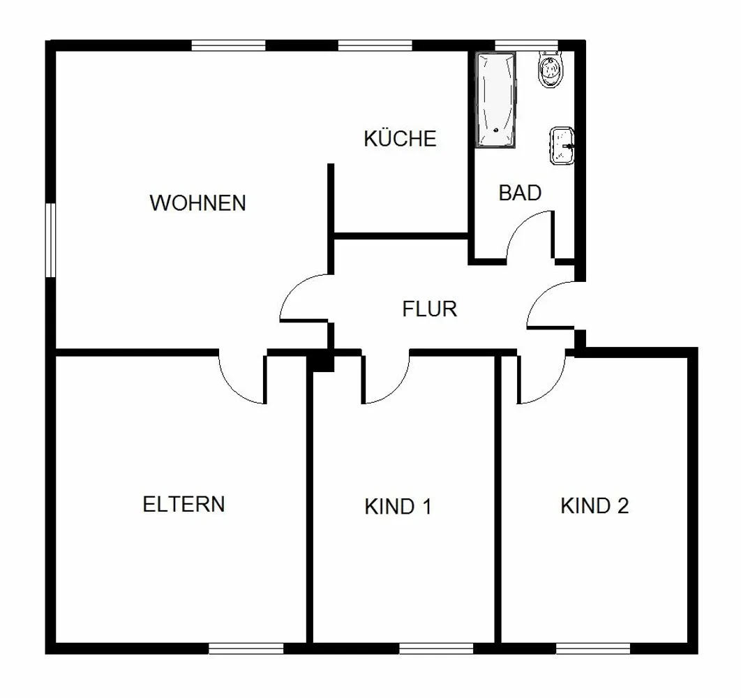 4 Zimmer Wohnung mit 66 m² in Passau – Bild 7