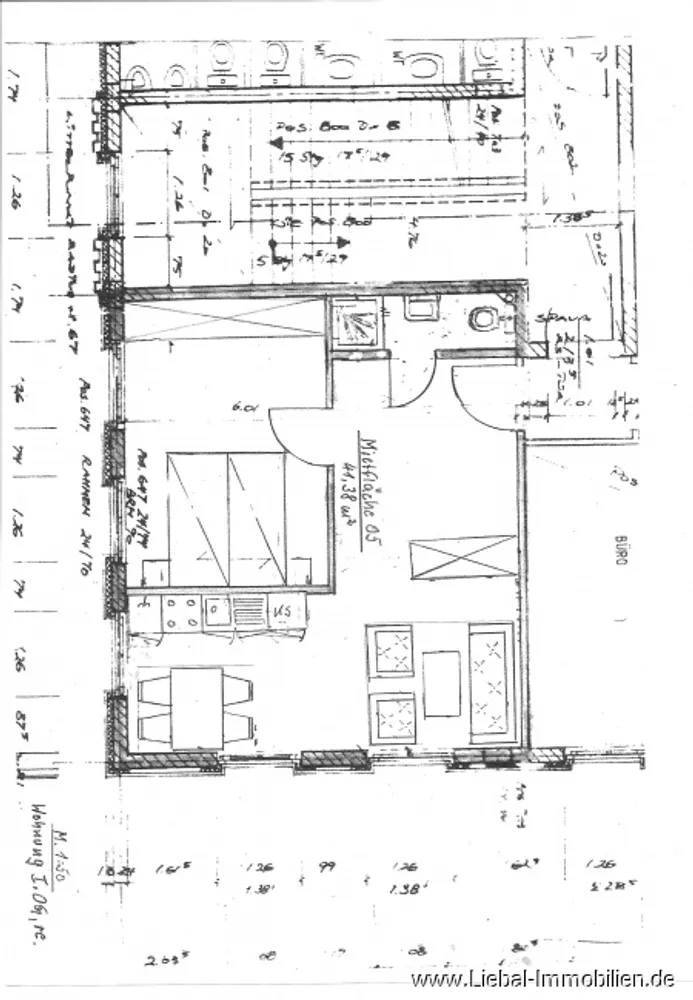 2 Zimmer Wohnung mit 41 m² in Neubrandenburg – Bild 5
