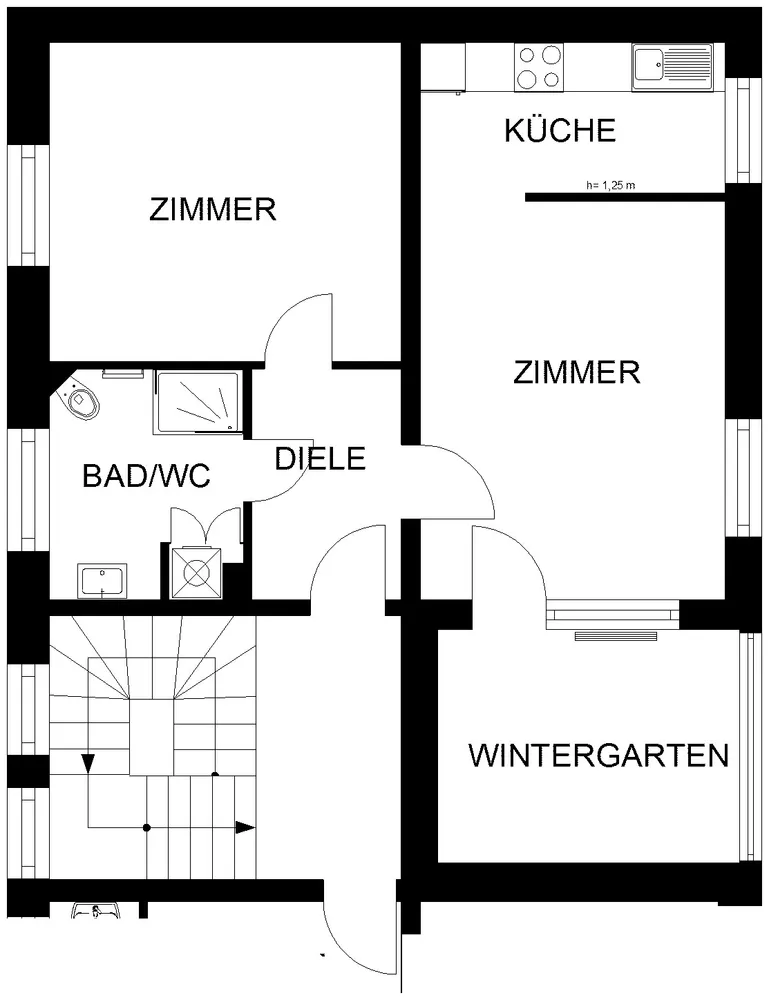 2 Zimmer Wohnung mit 59 m² in Hagen – Bild 2