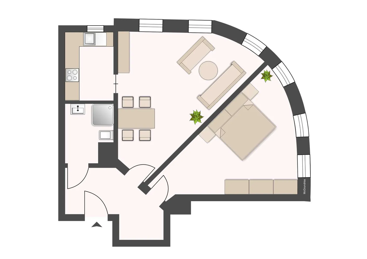 2 Zimmer Wohnung mit 61 m² in Leipzig – Bild 9