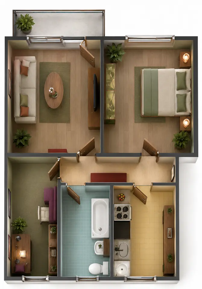 3 Zimmer Wohnung mit 58 m² in Zittau – Bild 5