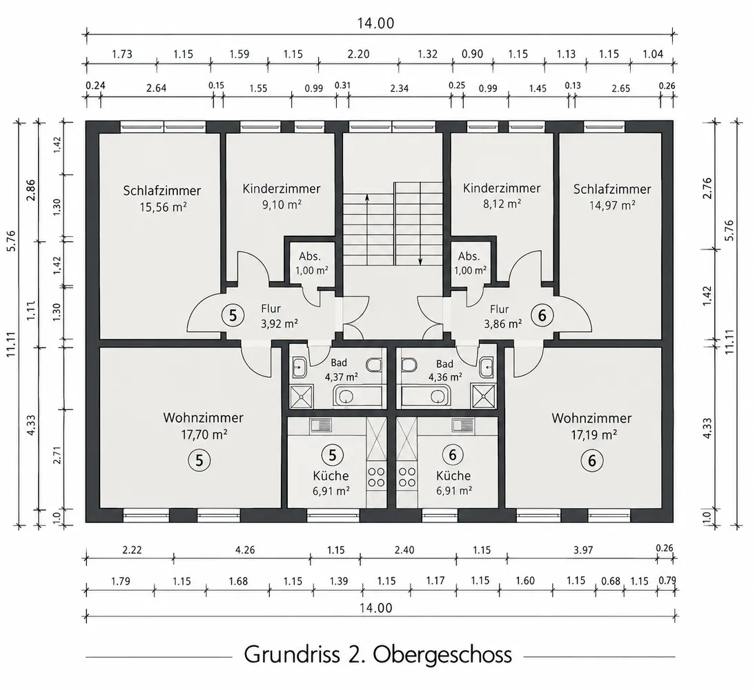 3 Zimmer Wohnung mit 59 m² in Dessau-Roßlau – Bild 7