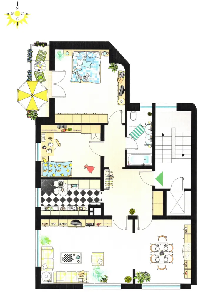 3 Zimmer Wohnung mit 92 m² in Frankfurt am Main – Bild 9