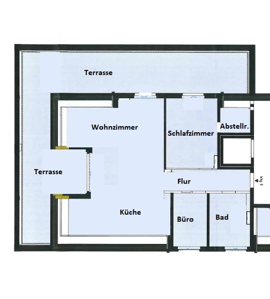 3 Zimmer Wohnung mit 124 m² in Wiesbaden – Bild 2