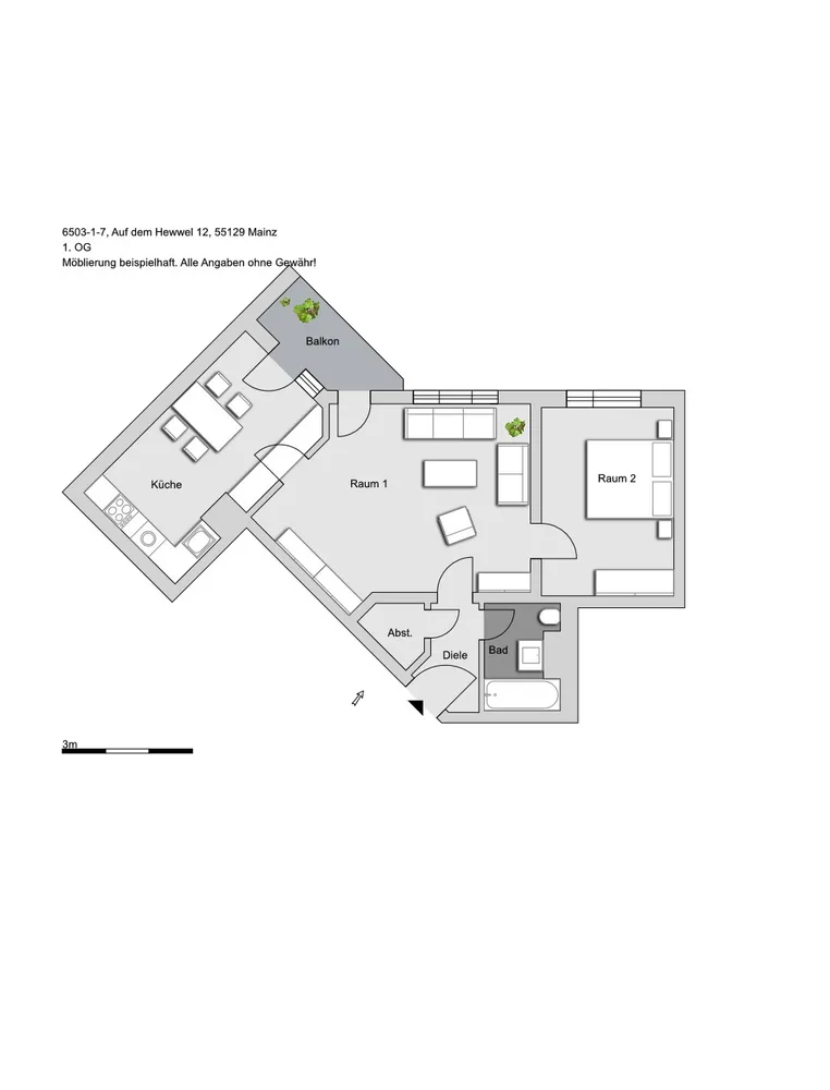 2 Zimmer Wohnung mit 61 m² in Mainz – Bild 8
