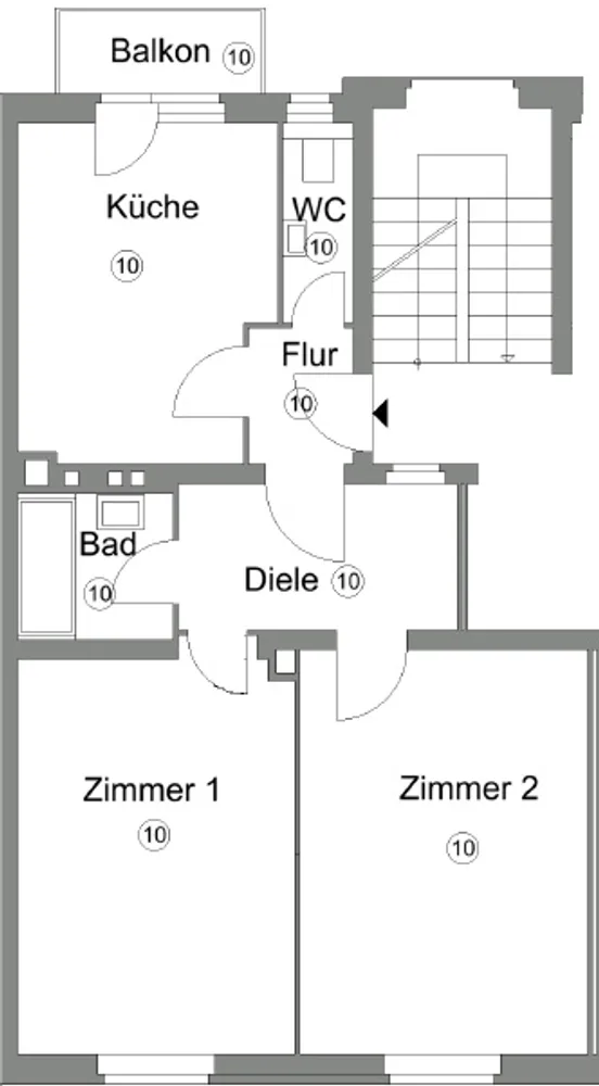 2 Zimmer Wohnung mit 67 m² in Mannheim – Bild 12