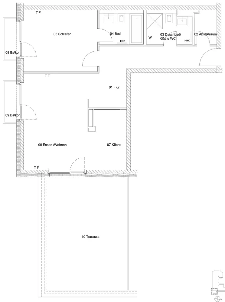 2 room apartment with 90 m² in Frankfurt am Main – Photo 6