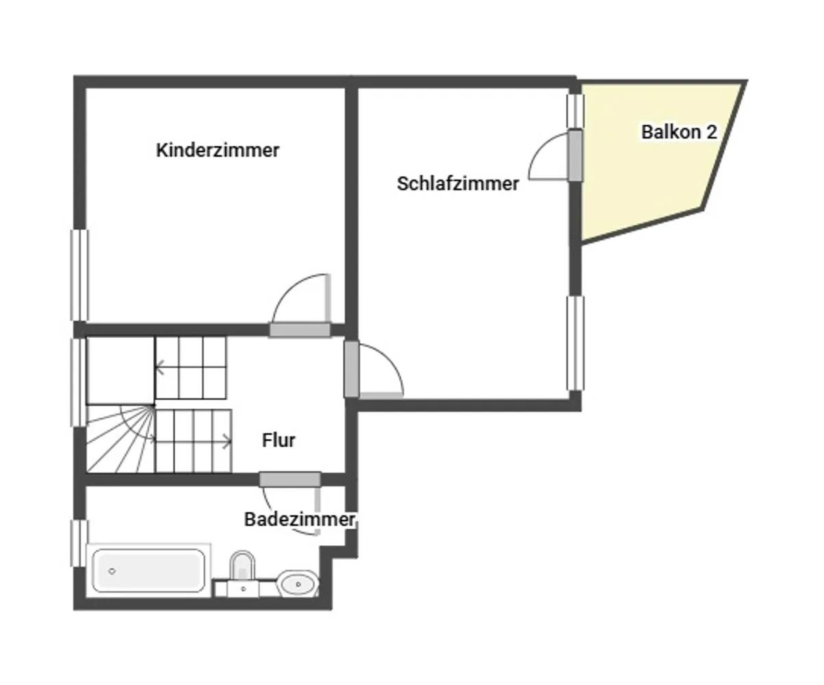 3 Zimmer Wohnung mit 71 m² in Dortmund – Bild 2