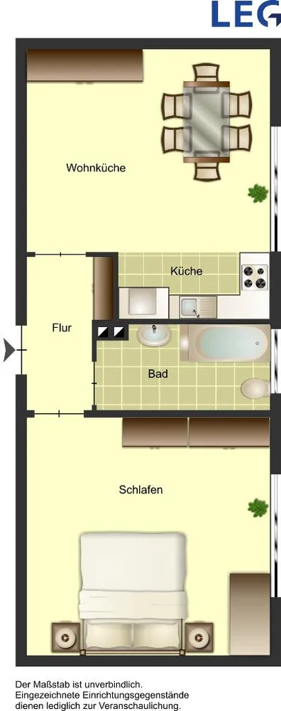 2 Zimmer Wohnung mit 57 m² in Düsseldorf – Bild 4