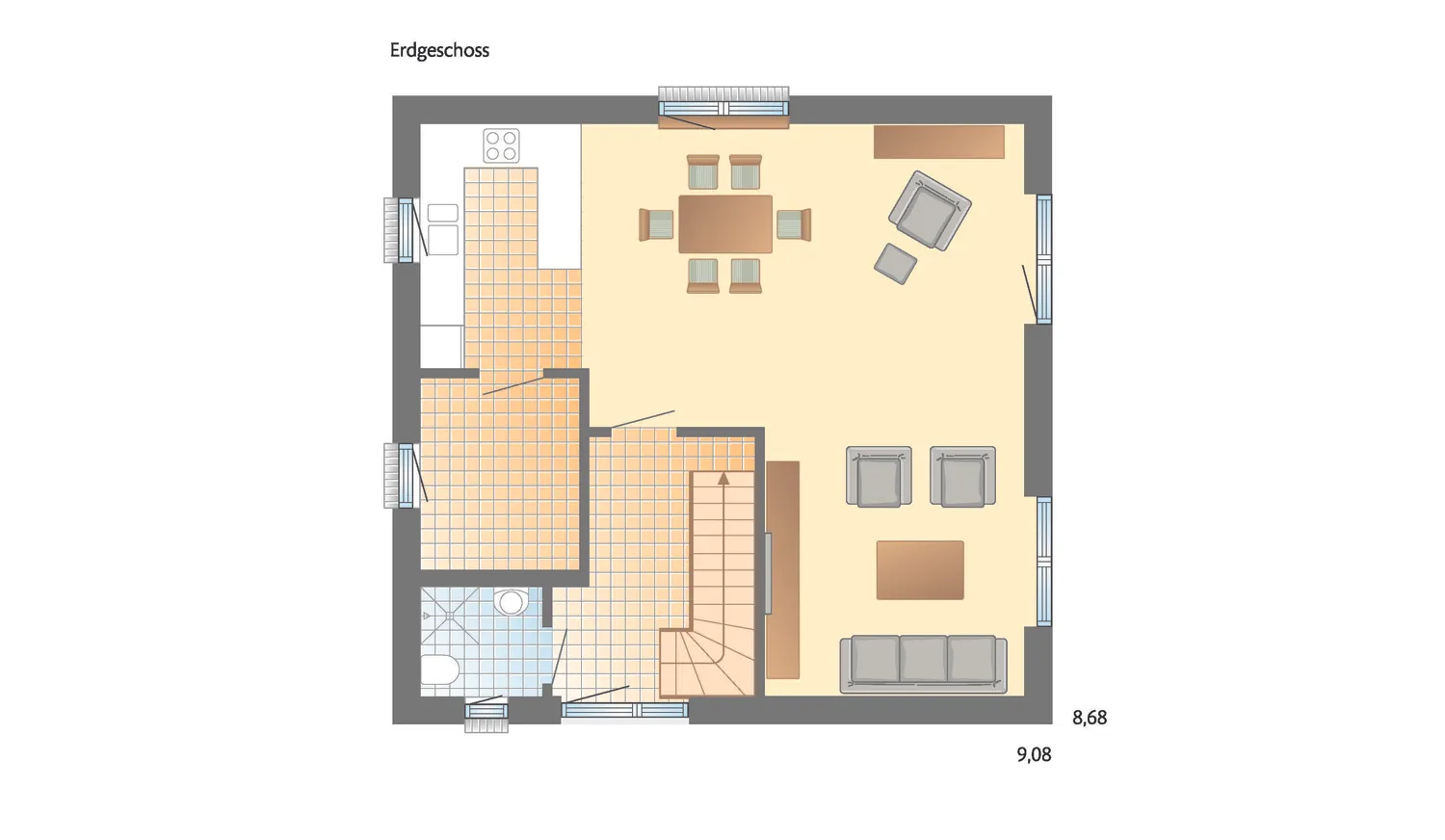 4 Zimmer Haus mit 150 m² in Essen – Bild 2