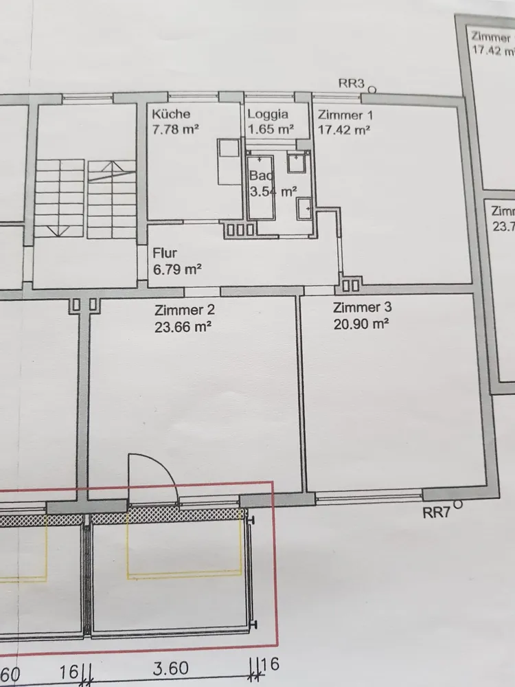 3 Zimmer Wohnung mit 88 m² in Karlsruhe – Bild 2