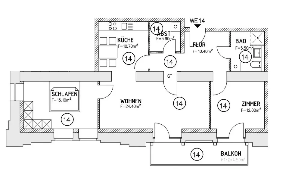3 room apartment with 85 m² in Magdeburg – Photo 10