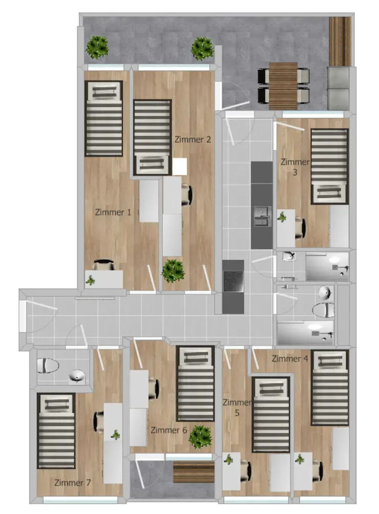 WG-Zimmer mit 11 m² in München – Bild 8