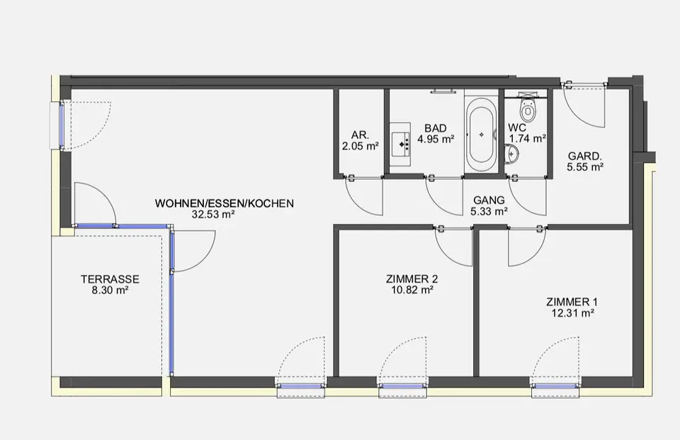 3 Zimmer Wohnung mit 80 m² in Villingen-Schwenningen – Bild 5