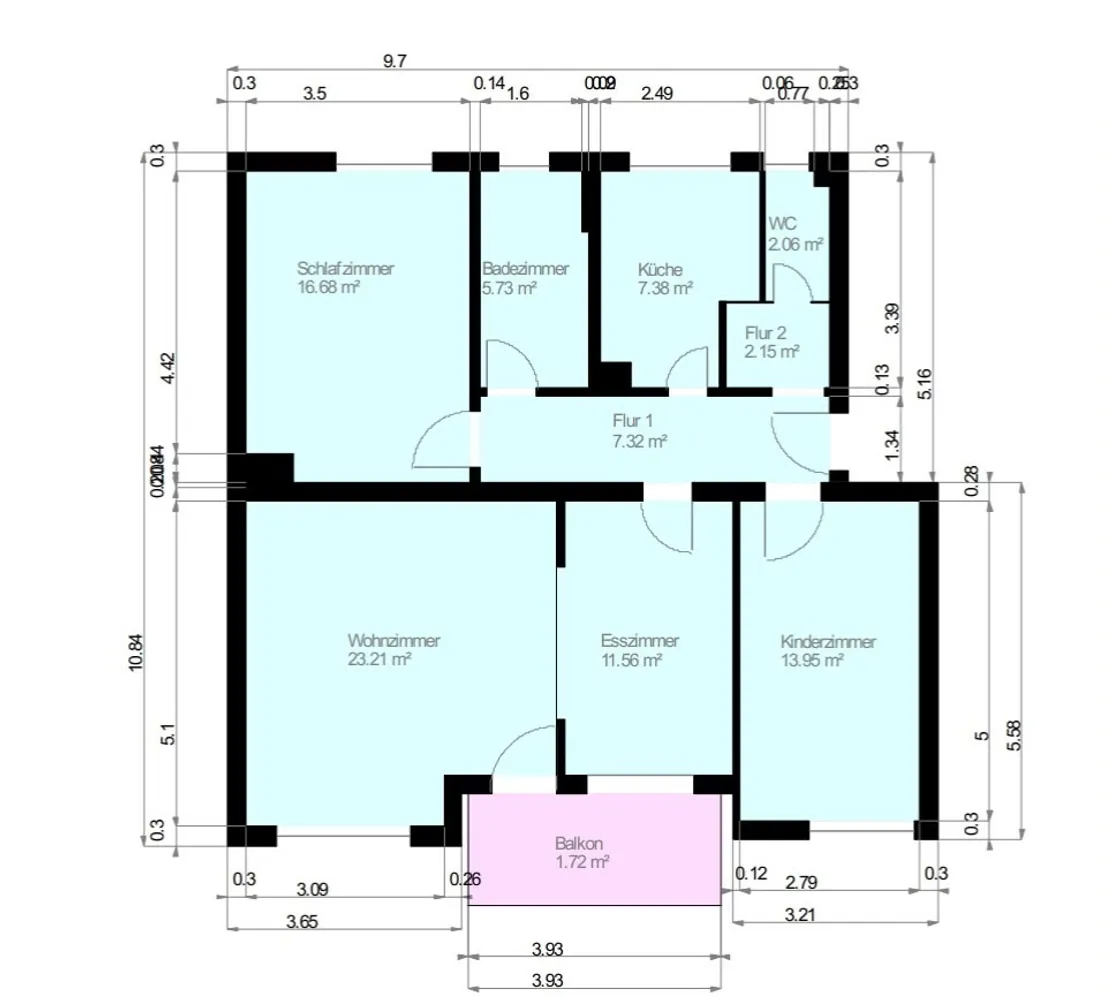 4 Zimmer Wohnung mit 92 m² in Mainz – Bild 10