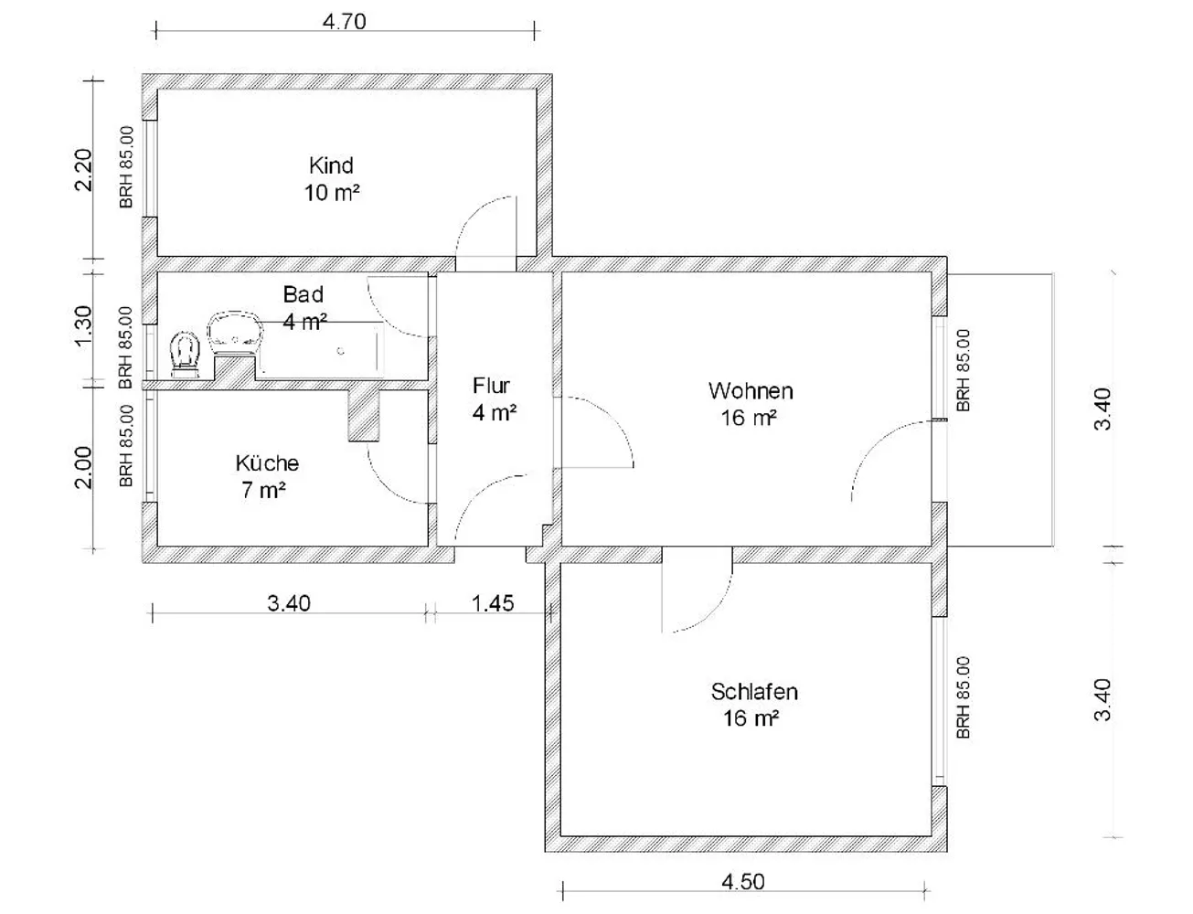 3 Zimmer Wohnung mit 61 m² in Zwickau – Bild 4