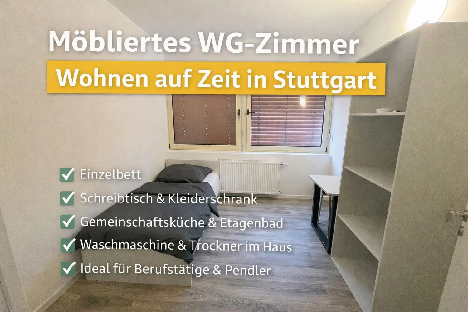 WG-Zimmer mit 13 m² in Stuttgart – Bild 2
