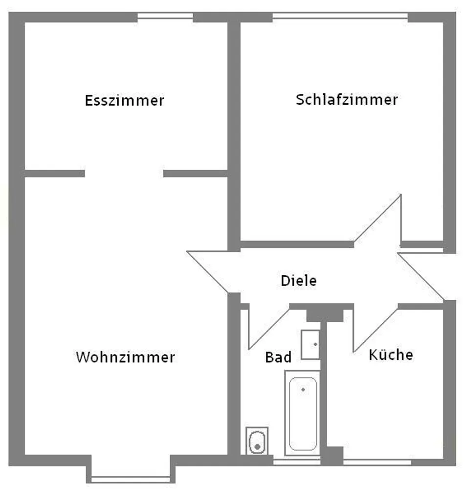 3 Zimmer Wohnung mit 70 m² in Gelsenkirchen – Bild 2