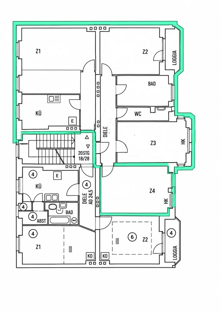4 room apartment with 116 m² in Berlin – Photo 2