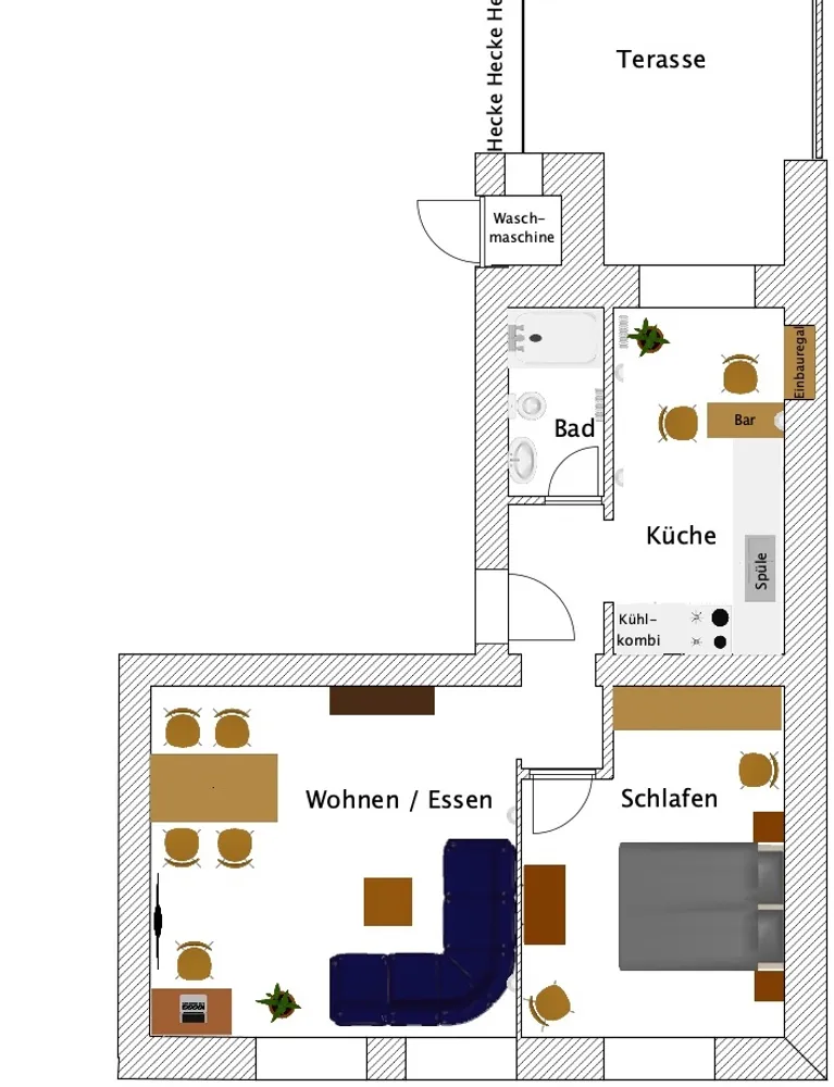 2 Zimmer Wohnung mit 54 m² in Düsseldorf – Bild 3