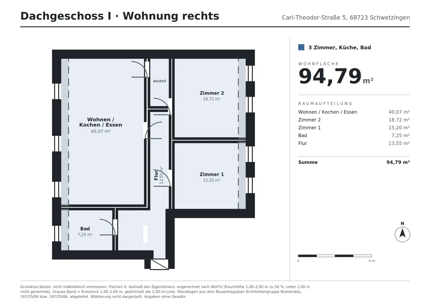 3 Zimmer Wohnung mit 95 m² in Schwetzingen – Bild 12