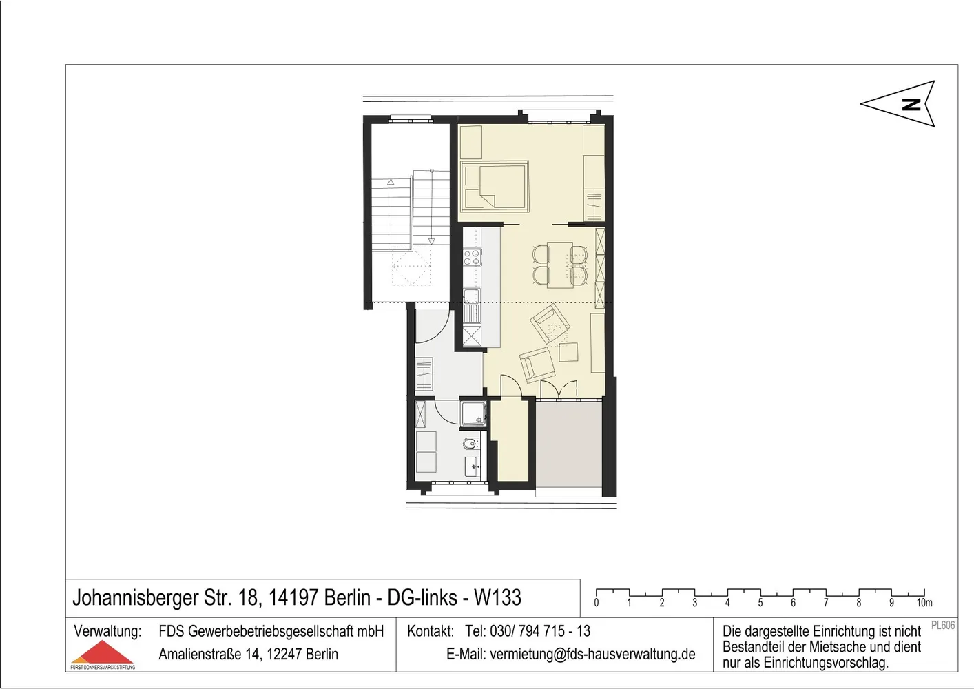 2 Zimmer Wohnung mit 45 m² in Berlin – Bild 8