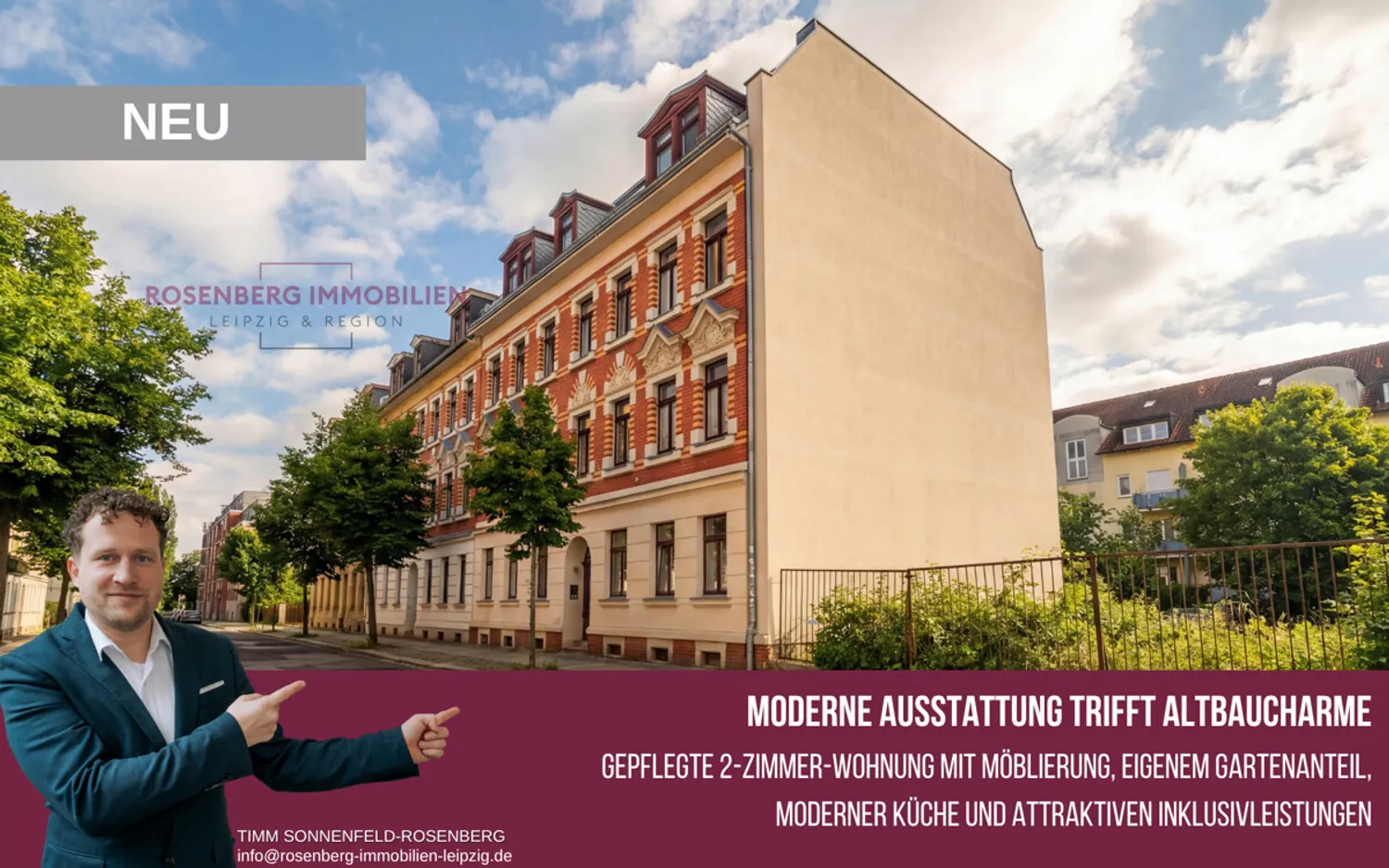 2 Zimmer Wohnung mit 48 m² in Leipzig – Bild 1