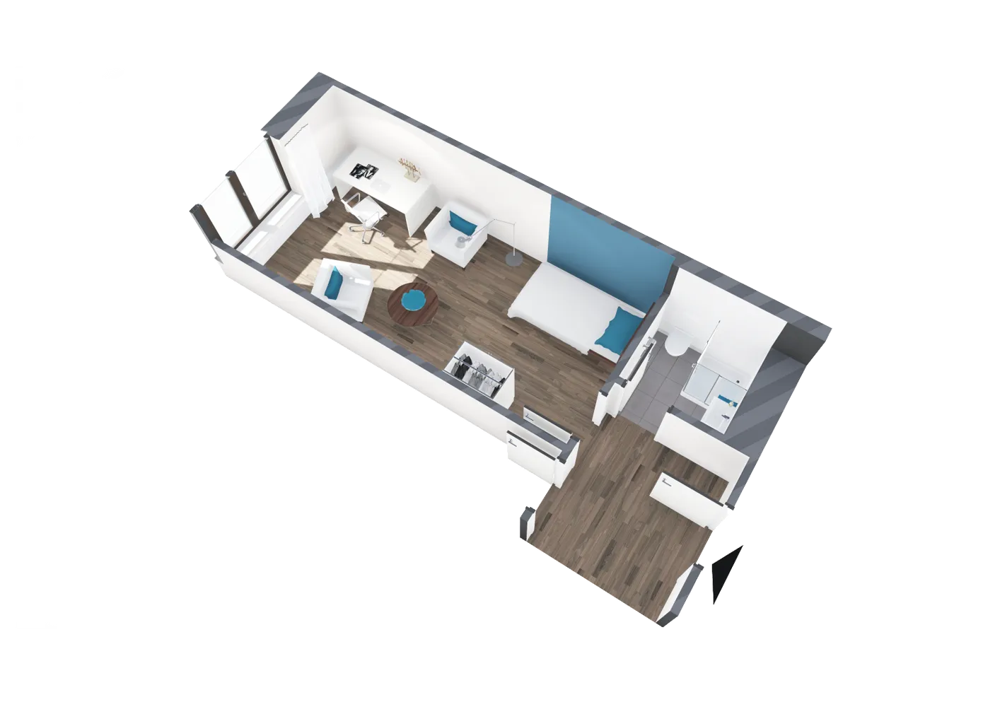 1 Zimmer Wohnung mit 20 m² in Elmshorn – Bild 4