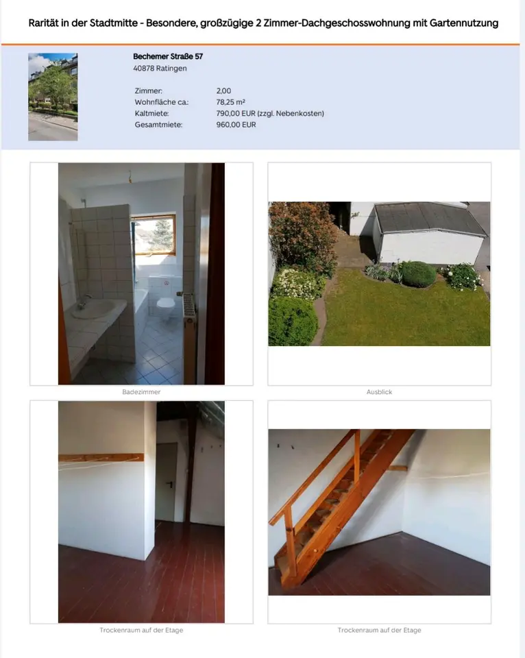 2 Zimmer Wohnung mit 78 m² in Ratingen – Bild 3