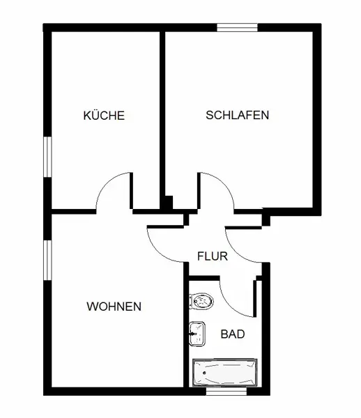 3 Zimmer Wohnung mit 44 m² in Gladbeck – Bild 5