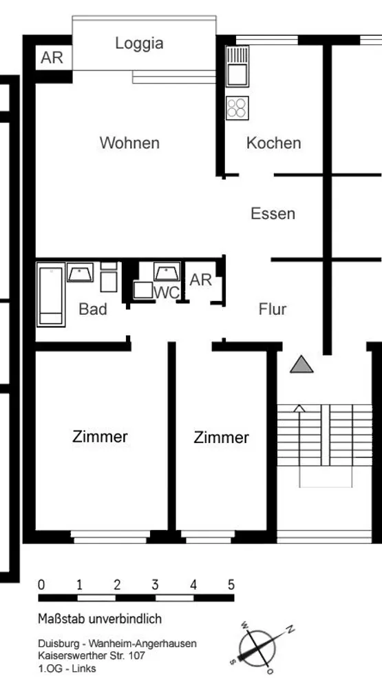 3 Zimmer Wohnung mit 77 m² in Duisburg – Bild 9