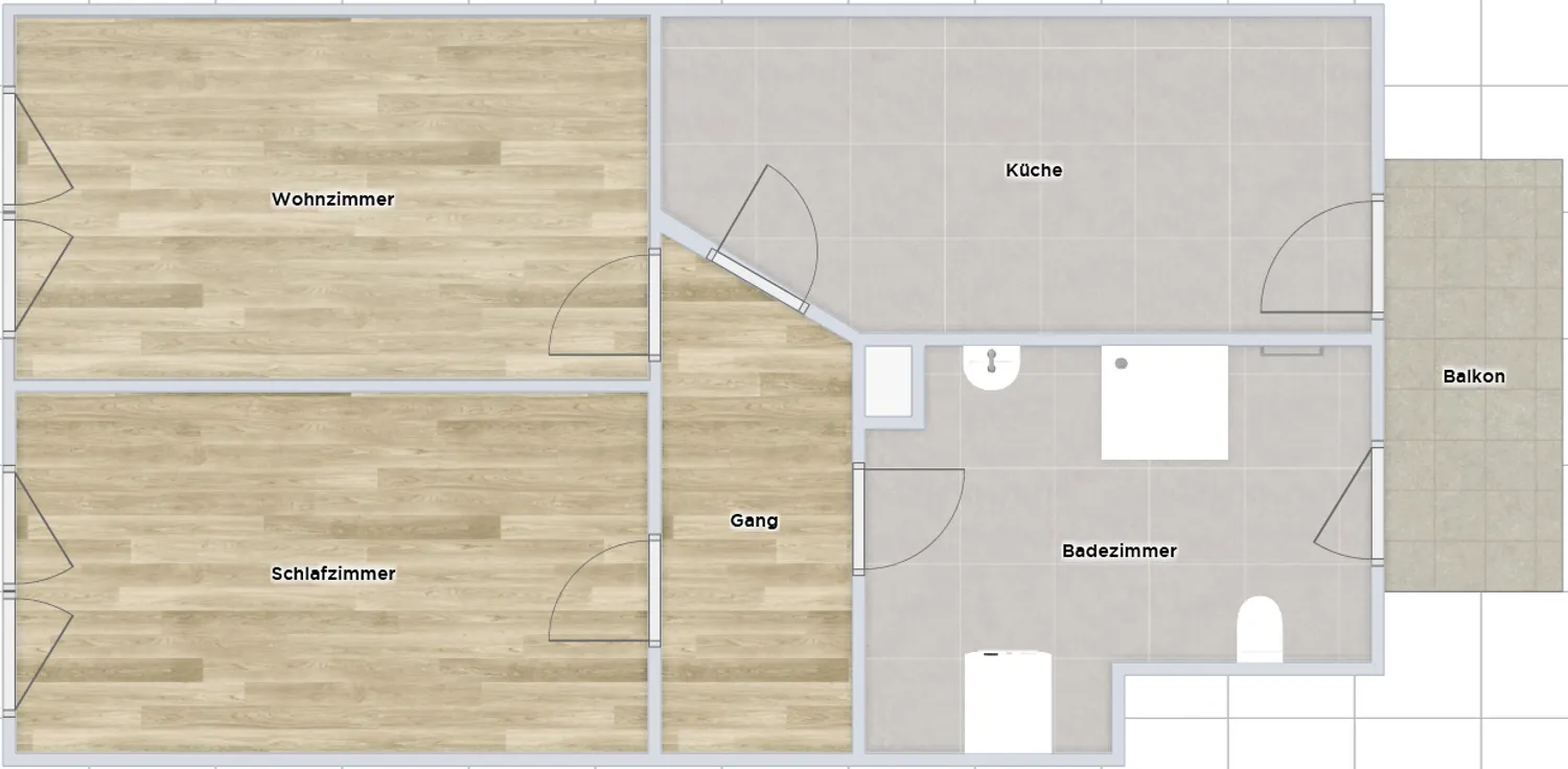 2 Zimmer Wohnung mit 54 m² in Delitzsch – Bild 4