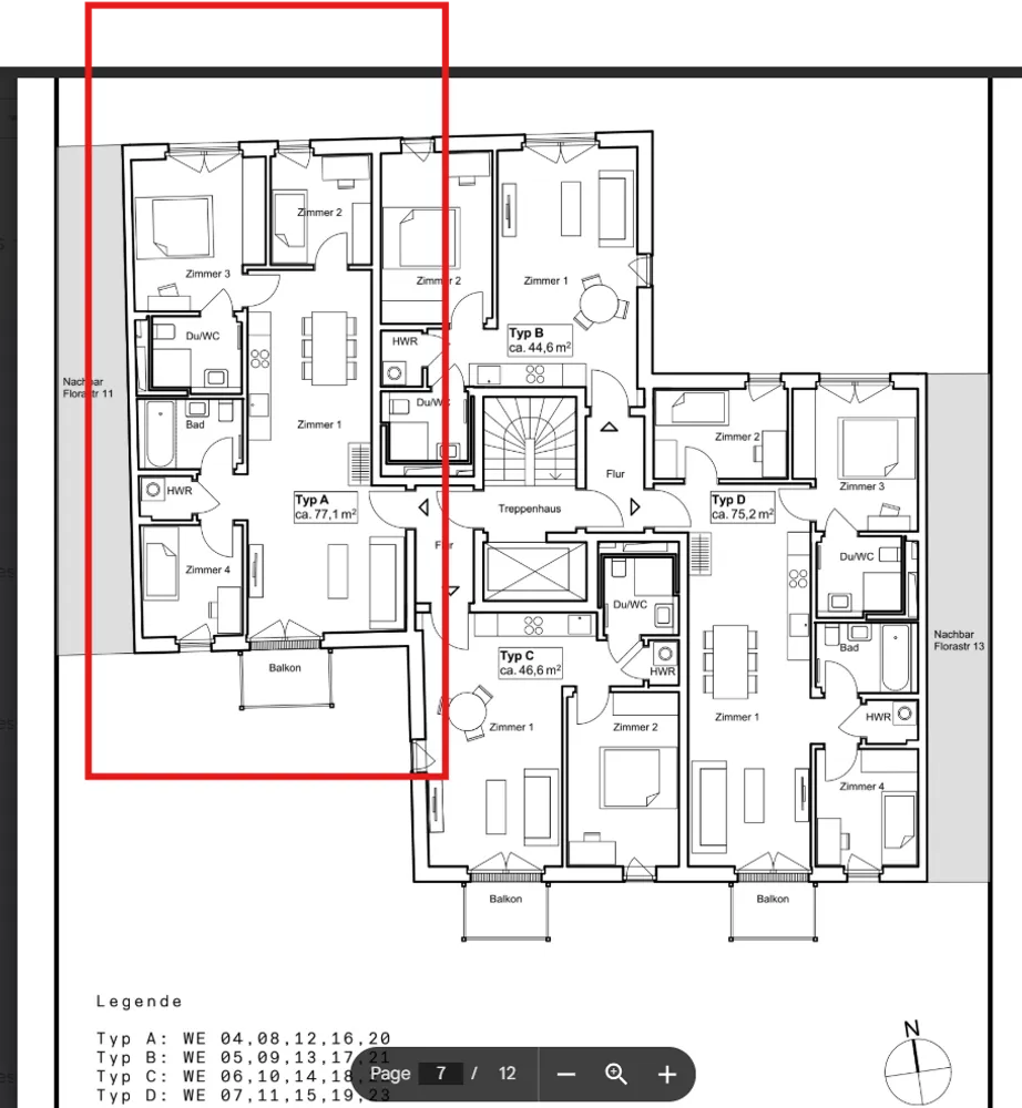 4 Zimmer Wohnung mit 77 m² in Berlin – Bild 10