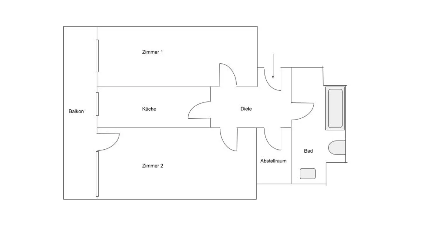 2 Zimmer Wohnung mit 55 m² in Hanau – Bild 10