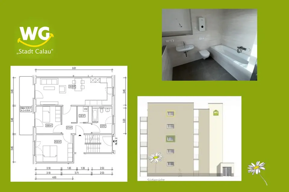 3 Zimmer Wohnung mit 86 m² in Finsterwalde – Bild 8