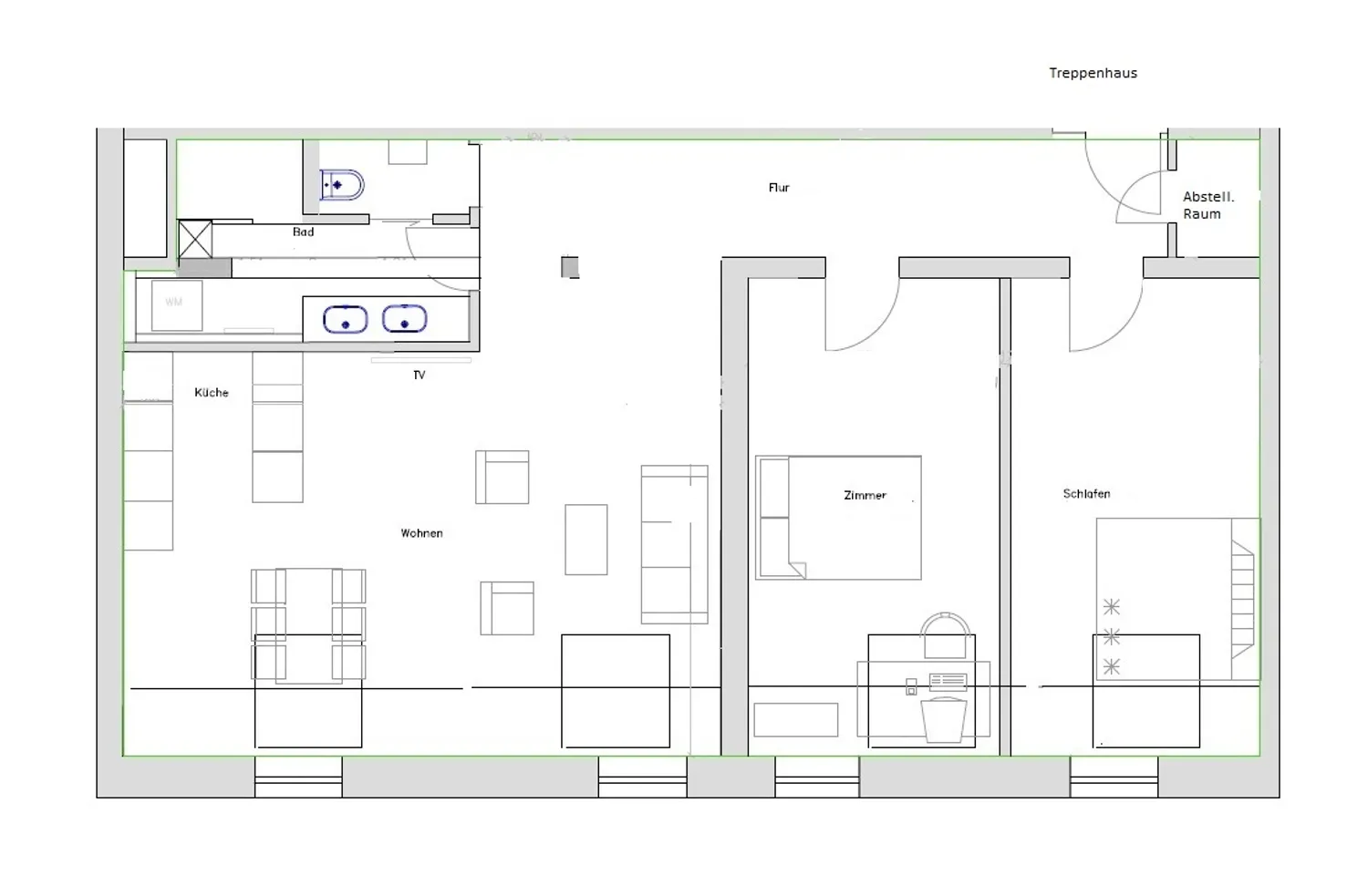 3 Zimmer Wohnung mit 95 m² in Frankfurt am Main – Bild 8