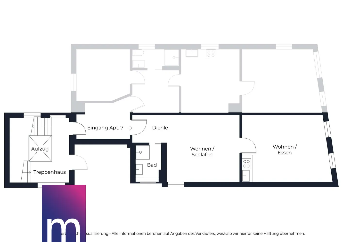 2 Zimmer Wohnung mit 55 m² in Esslingen am Neckar – Bild 8