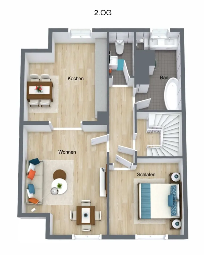 2 Zimmer Wohnung mit 55 m² in Stuttgart – Bild 7