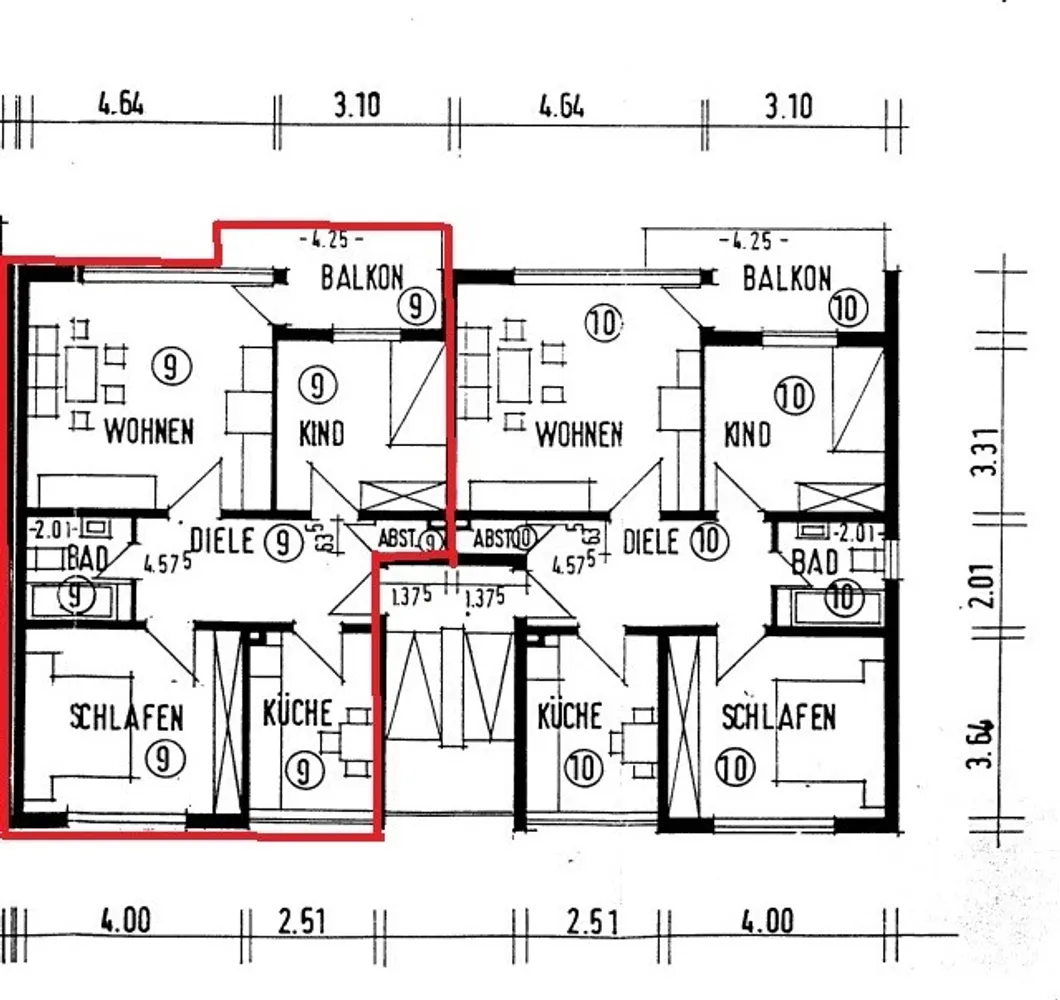 3 Zimmer Wohnung mit 70 m² in Siegen – Bild 5