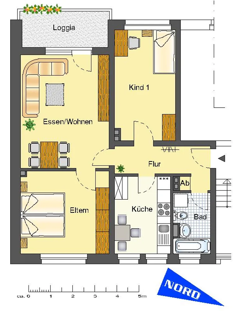 3 Zimmer Wohnung mit 67 m² in Detmold – Bild 5