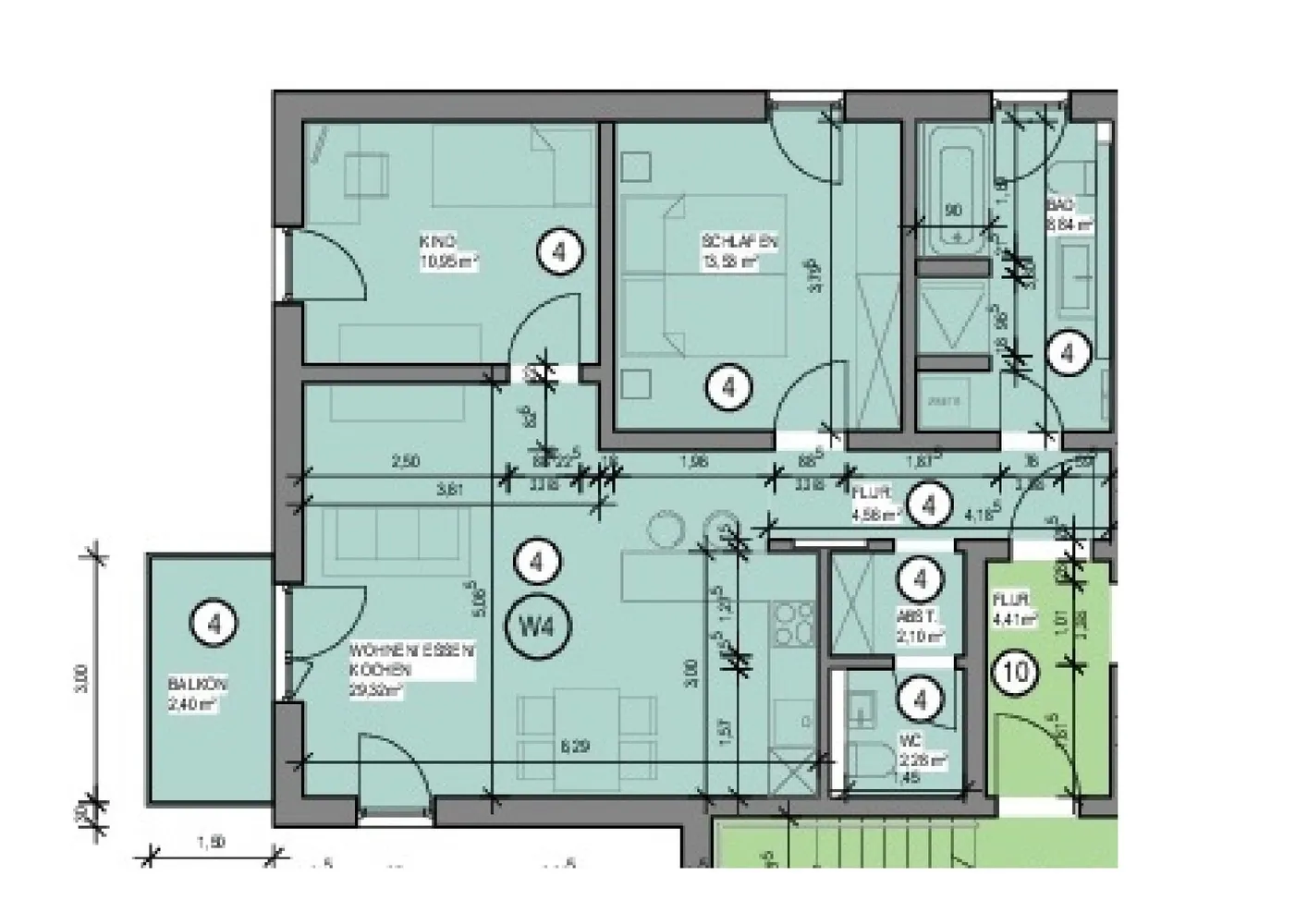 3 Zimmer Wohnung mit 74 m² in Landau in der Pfalz – Bild 4
