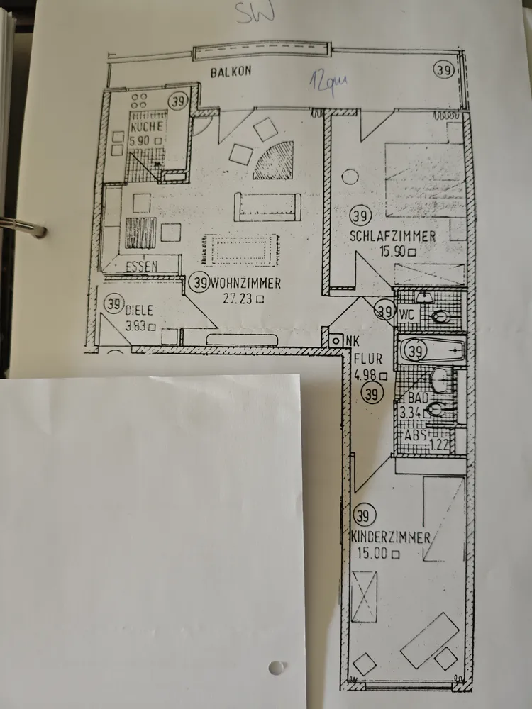 3 room apartment with 78 m² in Munich – Photo 7